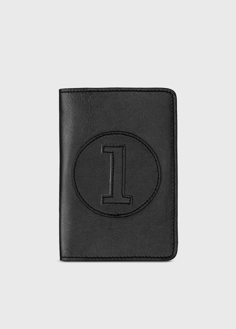 DiLoro Men's Bifold Leather Wallet Saffiano Black - DiLoro Leather