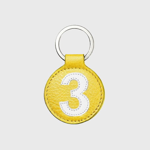 porte-cles-rond-homme-jaune