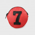 Porte monnaie homme en cuir rouge petit et vintage numéro 7