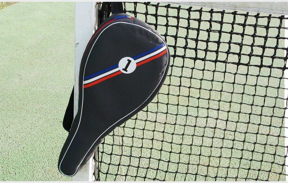 Sac de tennis 3 raquettes rétro tissu recyclé