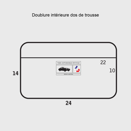 Trousse de toilette homme luxe cuir et tissu bleu et gris Bobby - E2R