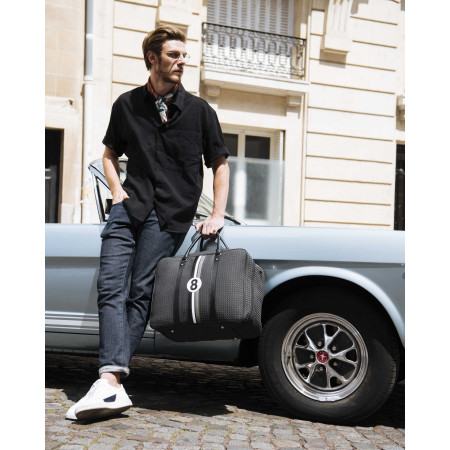 Bagage cabine homme toile et cuir rétro automobile Andrew - E2R