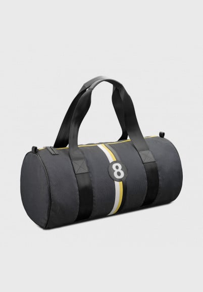 Steevy sport bag for men in fabric and leather number 8