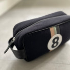 Bobby sustainable fabric and leather toiletry bag