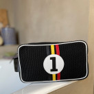 Sustainable toiletry bag bobby with Belgian colours