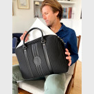Black 15 inches laptop Bag for man William AllB1