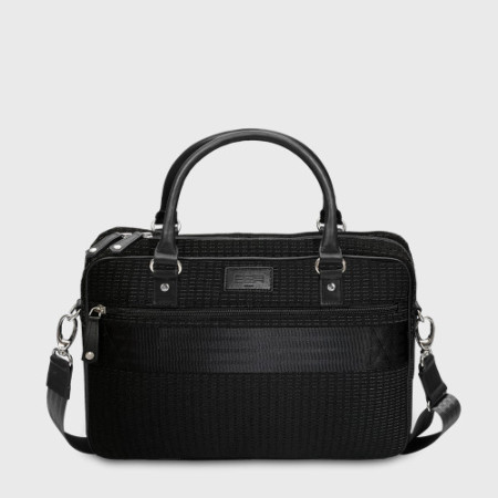 sac ordinateur tendance mixte en tissu noir