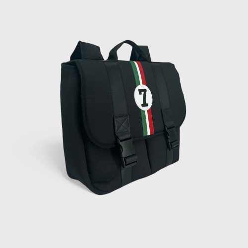 sac à dos scolaire enfant en tissu réemployé cartable écoresponsable