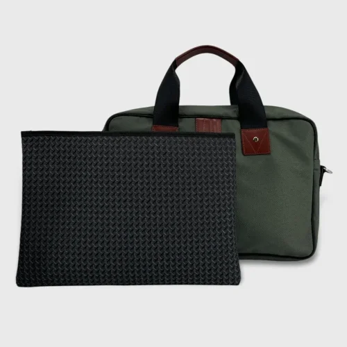 Sacoche PC & MAC | Sac ordinateur en tissu automobile E2R Paris
