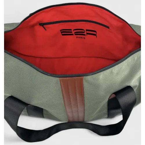 Sacs Bagages | Grand sac de voyage en tissu automobile upcyclé