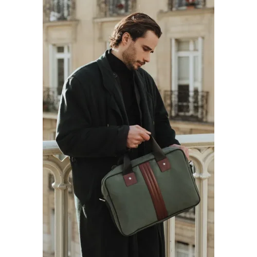 Sacoche PC & MAC | Sac ordinateur en tissu automobile E2R Paris