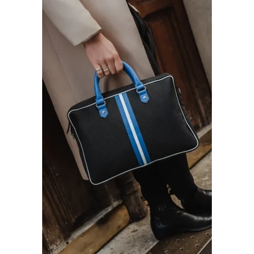 Sacoche Ordinateur | Sac ordinateur élégant en tissu upcyclé