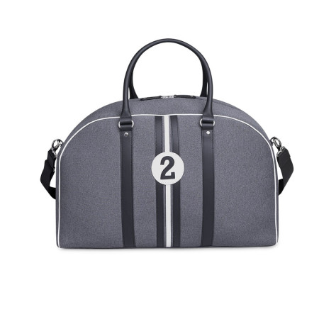 sac de voyage pratique en tissu gris
