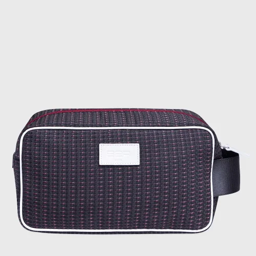 Trousse de toilette homme en tissu tressé | Sobre et élégante