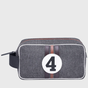 Trousse de toilette tissu gris Ascari | Accessoire pratique 2