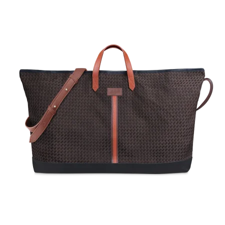 Sac cabas et sa housse ordinateur amovible CARMEN - Motif Rouge, blanc, jaune, marron, orange