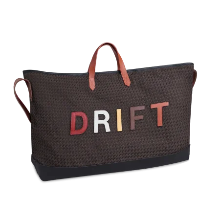 Sac cabas et sa housse ordinateur amovible CARMEN - Motif Rouge, blanc, jaune, marron, orange
