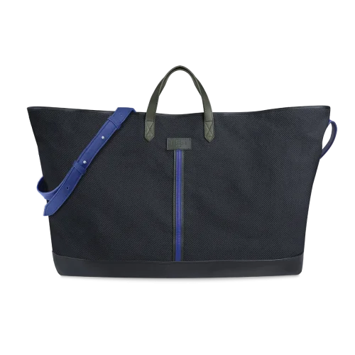 Sac cabas et sa housse ordinateur amovible CARMEN - Motif Bleu, Rouge, Blanc, Kaki, Jaune