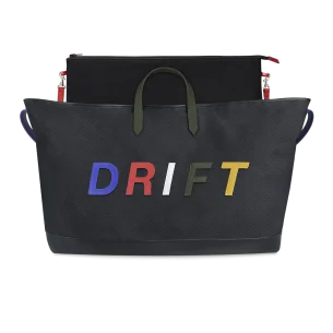 Sac cabas et sa housse ordinateur amovible CARMEN - Motif Bleu, Rouge, Blanc, Kaki, Jaune 2