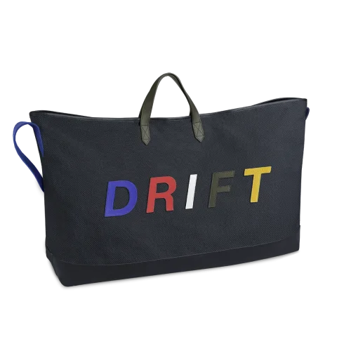 Sac cabas et sa housse ordinateur amovible CARMEN - Motif Bleu, Rouge, Blanc, Kaki, Jaune