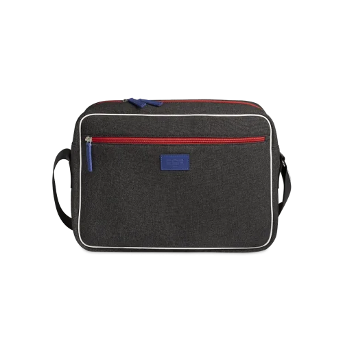 Sac ordinateur Carlos - Motif Numéro 1, Bleu, Blanc & Rouge