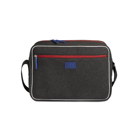 Sac ordinateur Carlos - Motif Numéro 1, Bleu, Blanc & Rouge