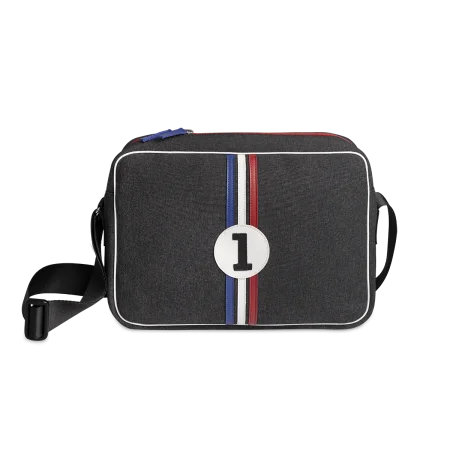 Sac ordinateur Carlos - Motif Numéro 1, Bleu, Blanc & Rouge