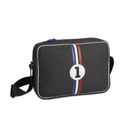 Sac ordinateur Carlos - Motif Numéro 1, Bleu, Blanc & Rouge