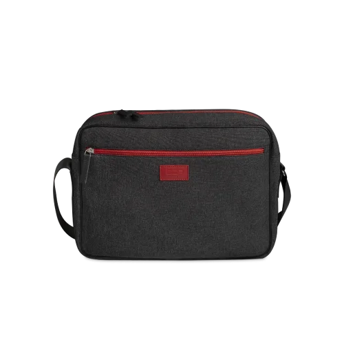 Sac ordinateur CARLOS - Motif Numéro 7, Vert, Blanc & Rouge