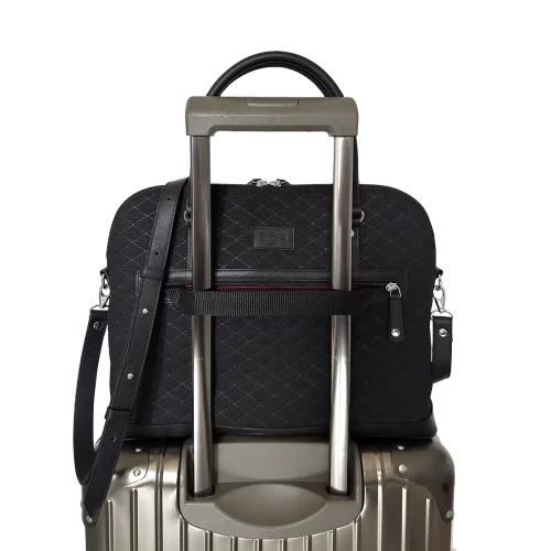Sac ordinateur Simona - Motif Numéro 1 Noir