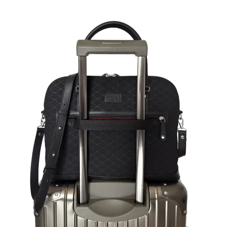 Sac ordinateur Simona - Motif Numéro 1 Noir
