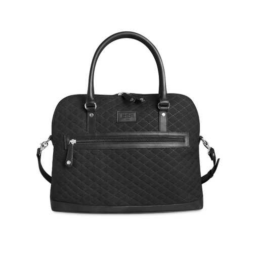 Sac ordinateur Simona - Motif Numéro 1 Noir
