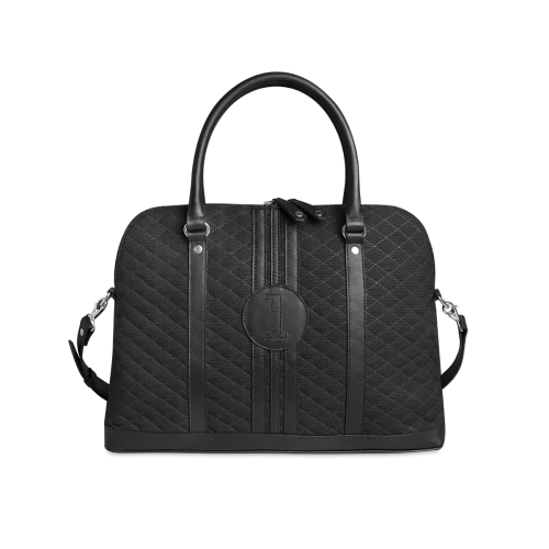 Sac ordinateur Simona - Motif Numéro 1 Noir