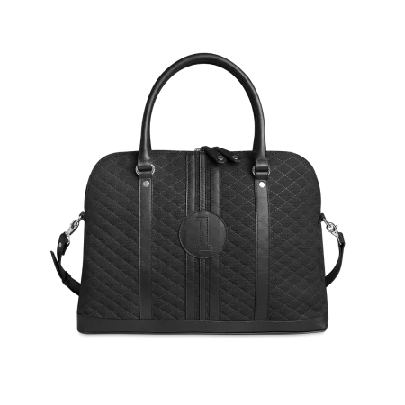Sac ordinateur Simona - Motif Numéro 1 Noir