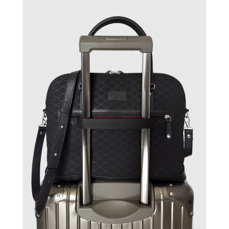 Sac ordinateur Simona - Motif Numéro 1 Noir