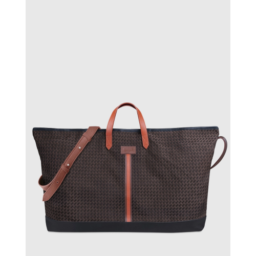 Sac cabas et sa housse ordinateur amovible CARMEN - Motif Rouge, blanc, jaune, marron, orange