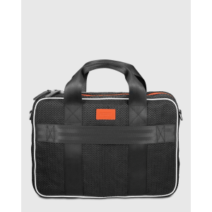 Sac ordinateur 15 pouces homme en tissu tressé noir Jo - E2R 2