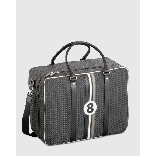 Bagage cabine homme toile et cuir rétro automobile Andrew - E2R