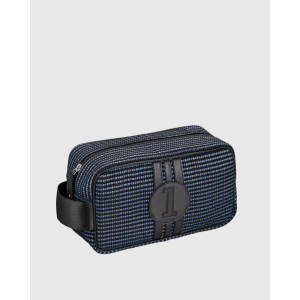 Trousse de toilette homme voyage tissu noir bleu gris Bobby - E2R