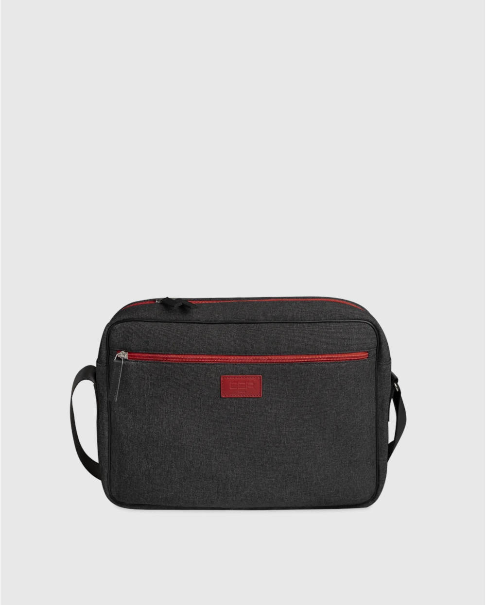Sac-Bandoulière-Noir-Compact-Pratique-Design-Tricolore