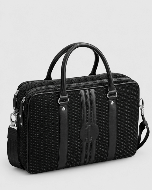Sac ordinateur noire 15 pouces tendance multi poches - E2R