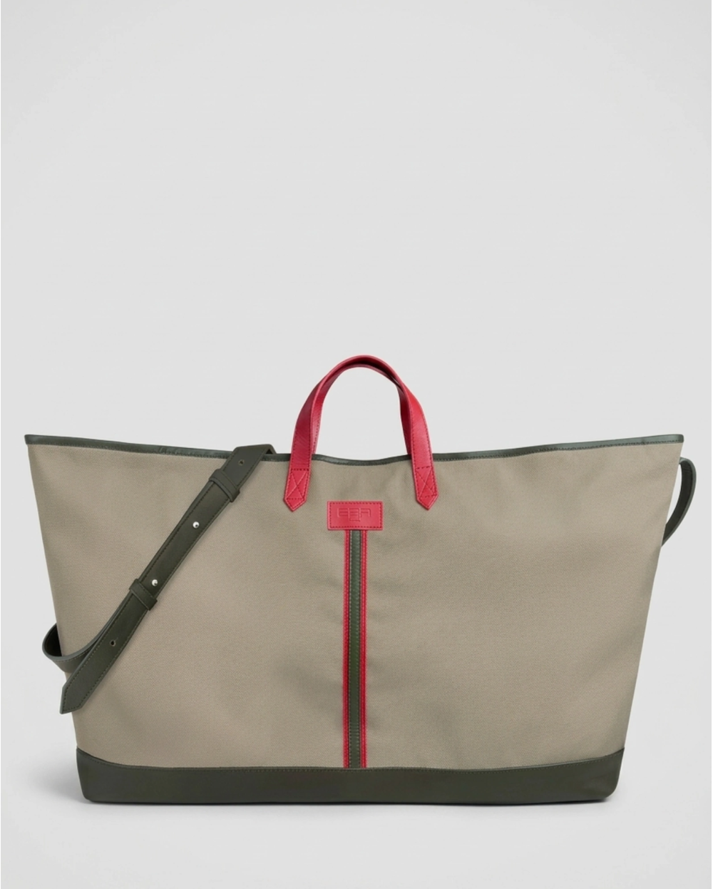 sac motif kaki blanc rouge noir camel