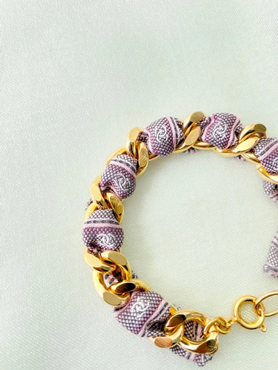 Bracelet Noudsudio, création upcyclée pour femme